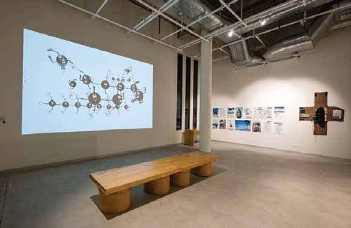 Installation view of CARBON