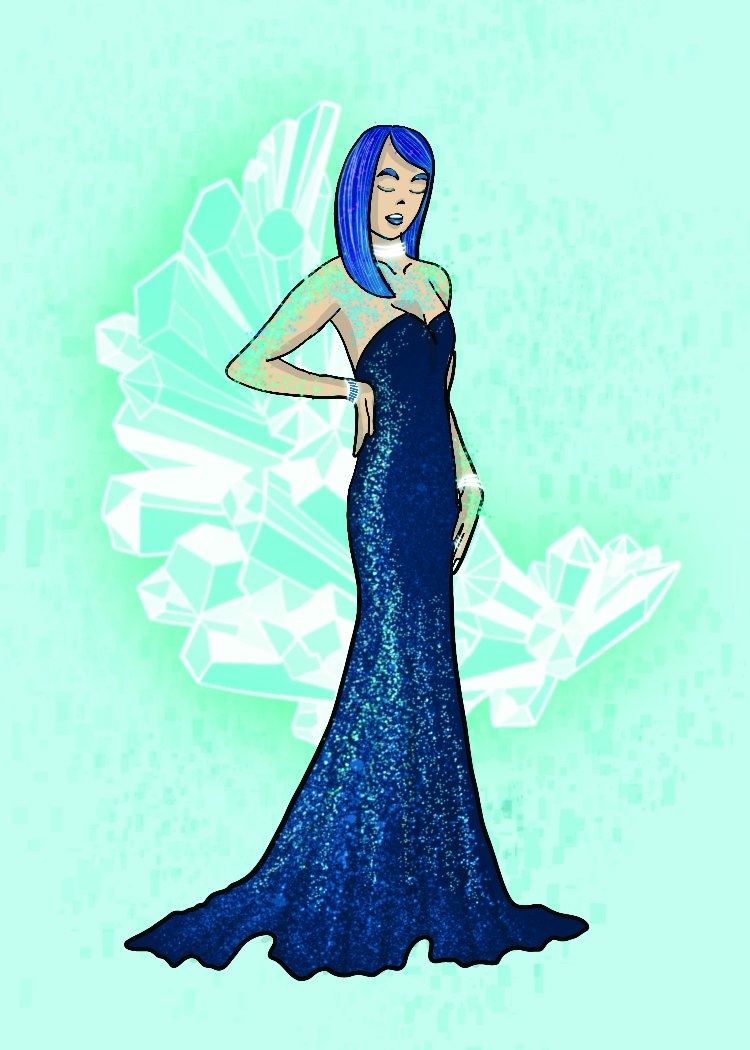 Beryllium drawn as a character