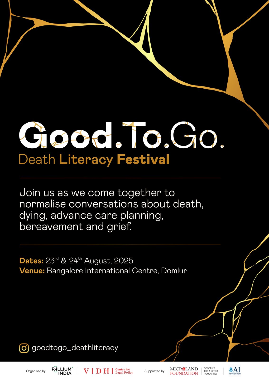 The Good To Go festival poster