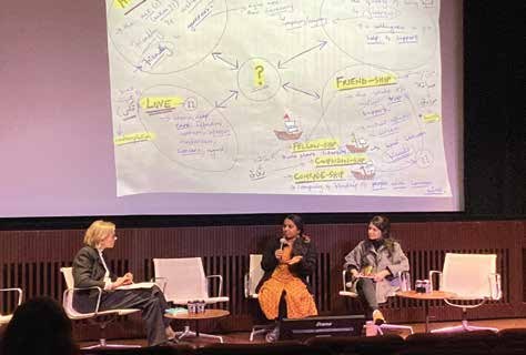 Presenting the research on stage at Tate Modern
