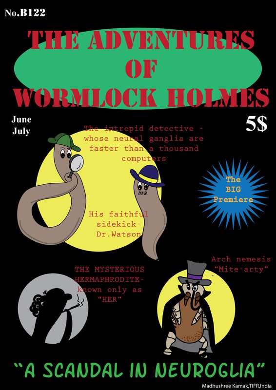 Comic cover: The Adventures of Wormlock Holmes